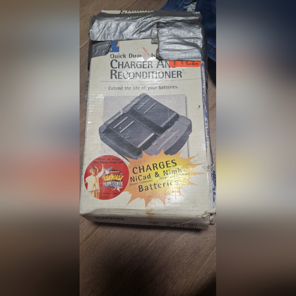 Quick Dual Charger and Reconditioner for NiCad and NiMh batteries 6v